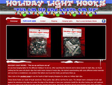 Tablet Screenshot of holidaylighthooks.com